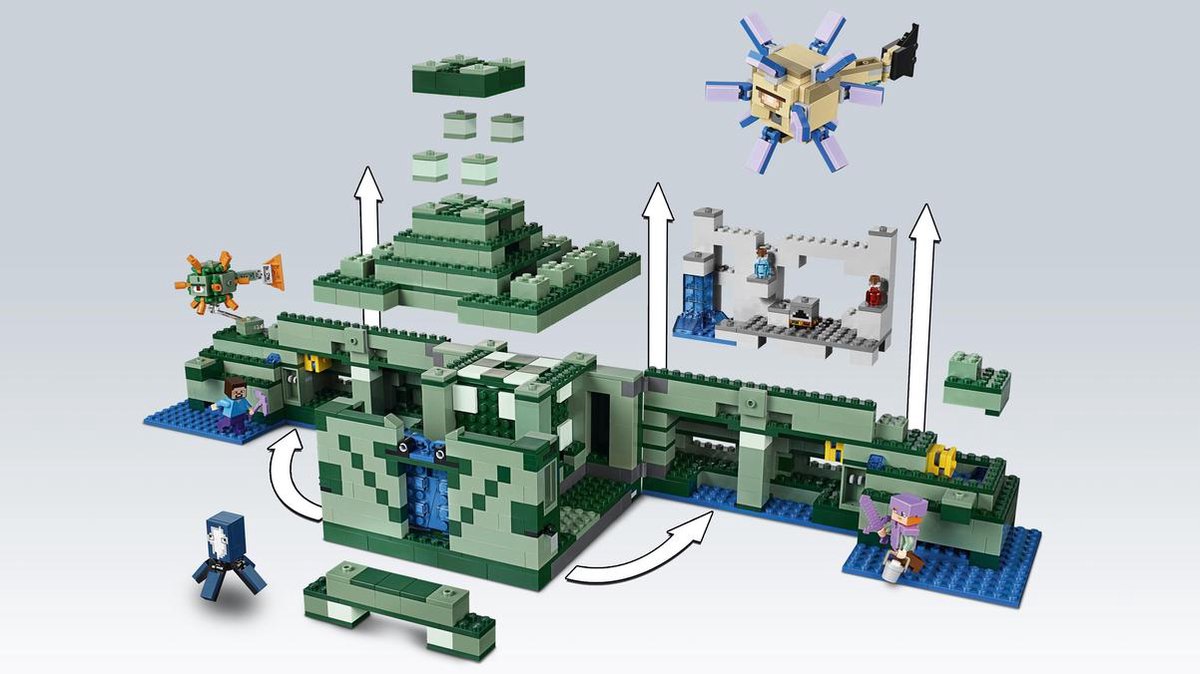 LEGO Minecraft Het Oceaanmonument - 21136