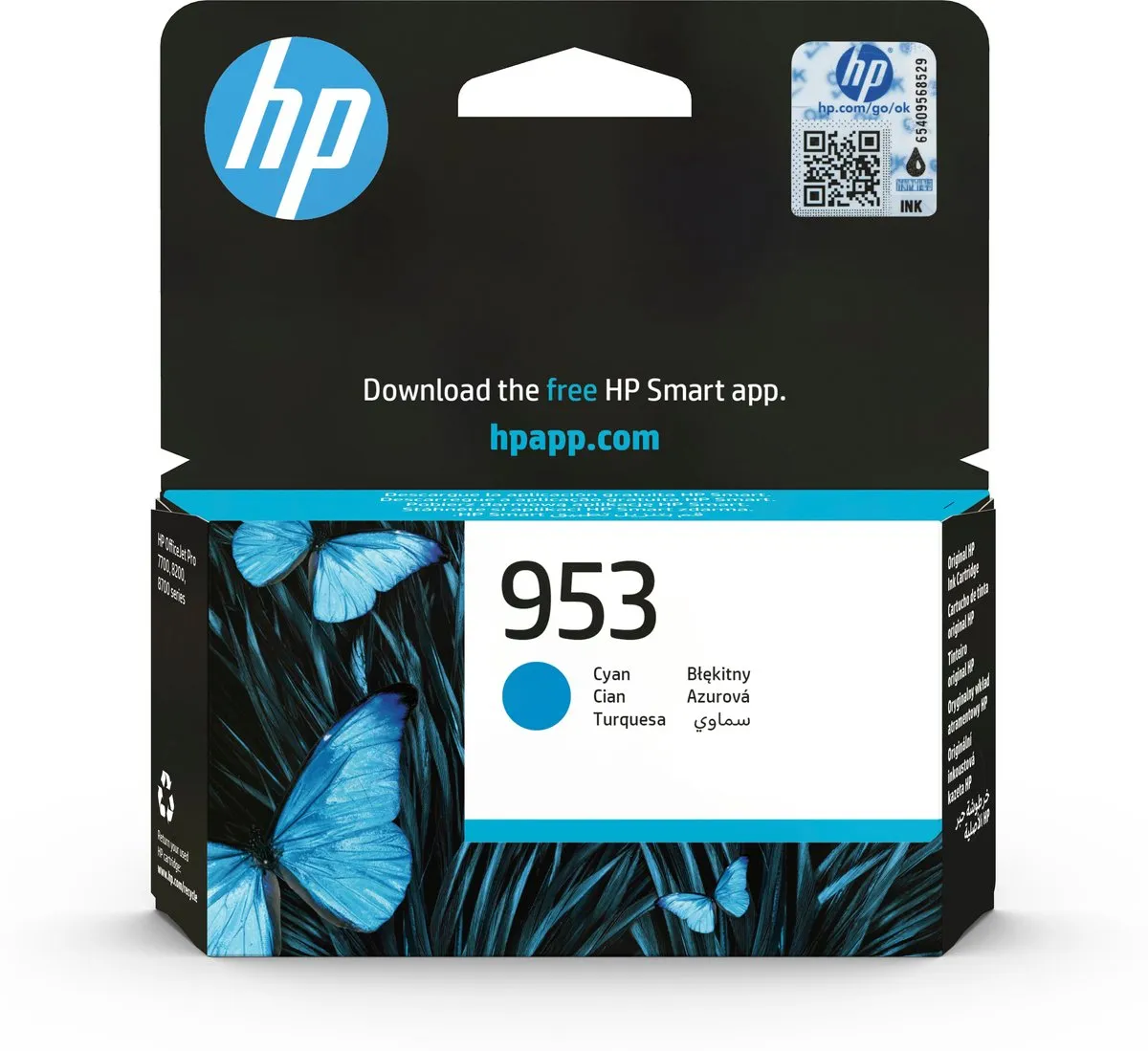 HP 953 Inktcartridge Cyaan - 10ml
