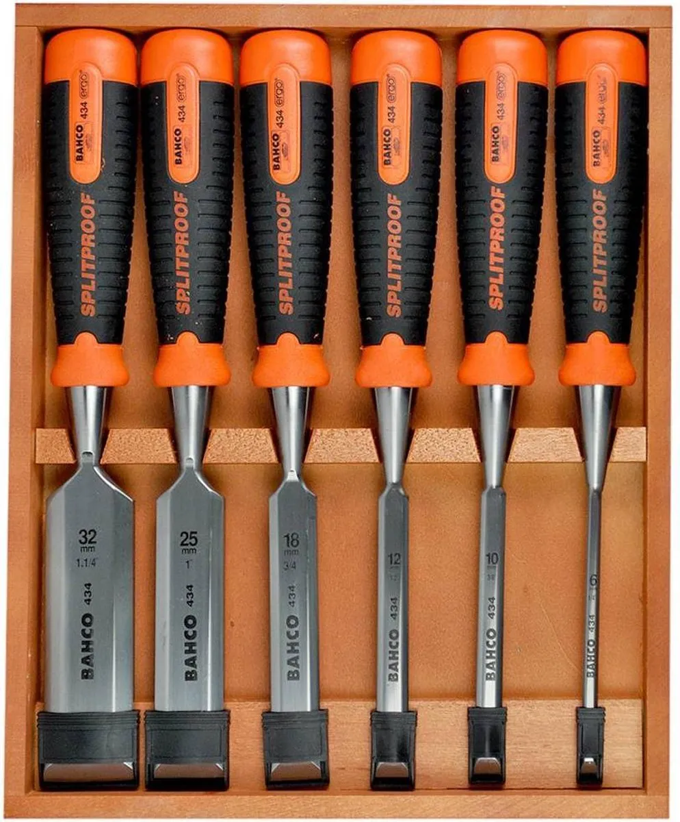 Bahco Steekbeitelset 434-S6-EUR 6-delig - ERGO Greep
