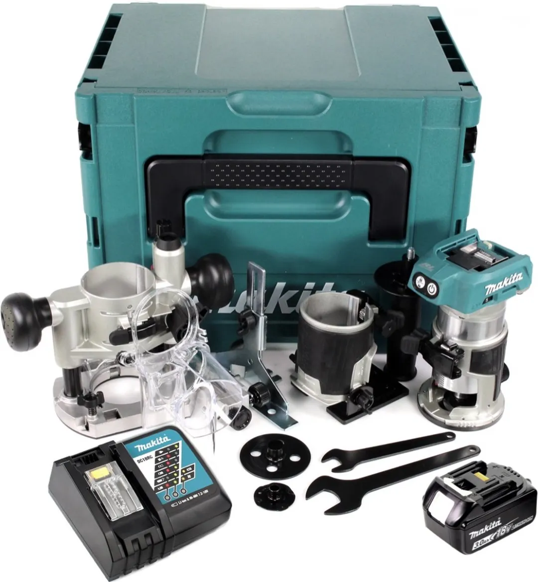 Makita DRT50RF1J X2 18V Accu Multifunctionele Frees - 3,0Ah - Makpac - afbeelding 2 van 5