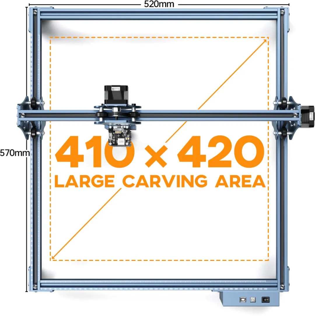 Sculpfun S9 Laser Graveermachine 90W - 410x420mm