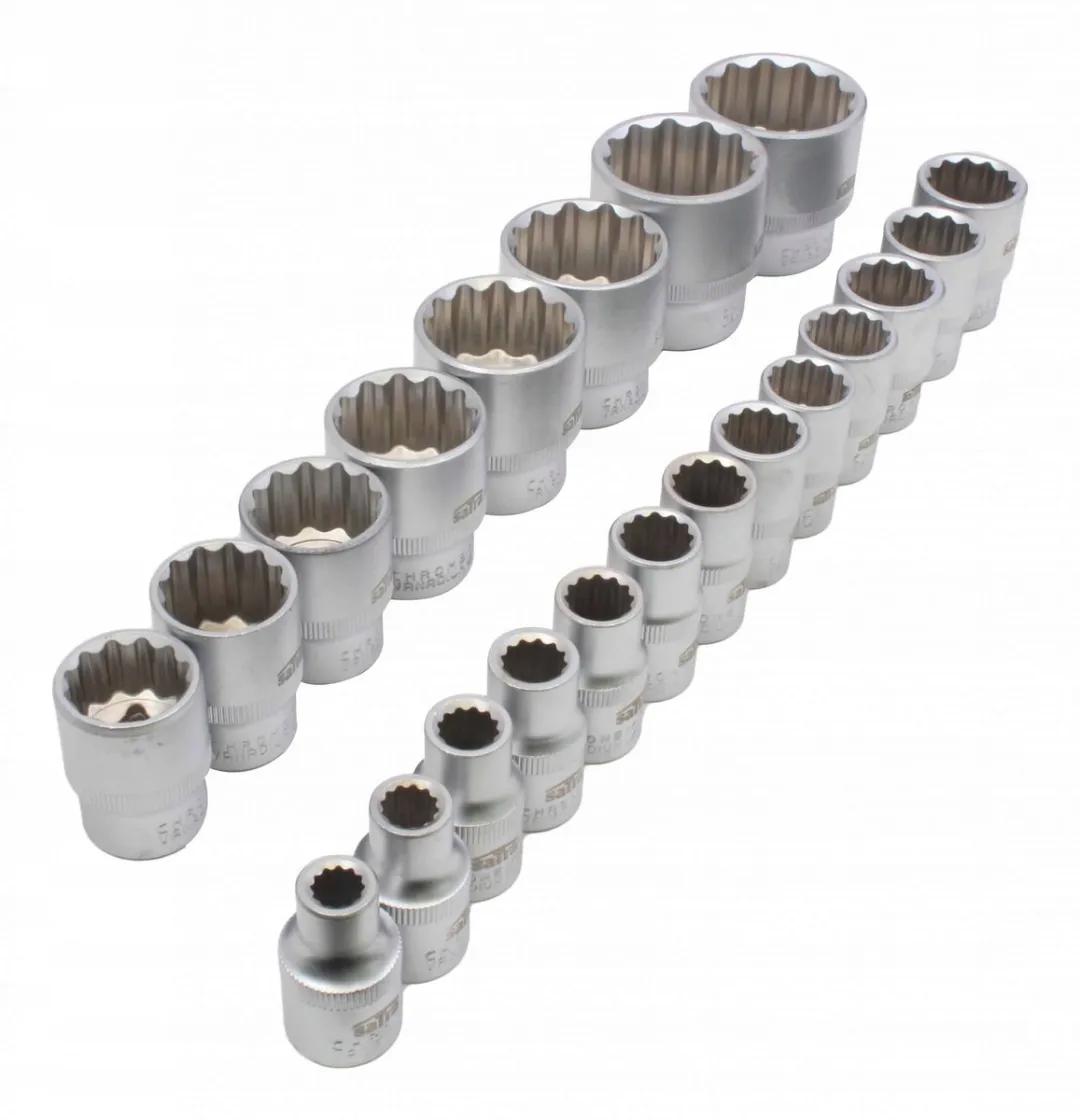 Stanley SATRA S-SHS21 Dopsleutelset 1/2" - 21-delig - Cr-V Staal