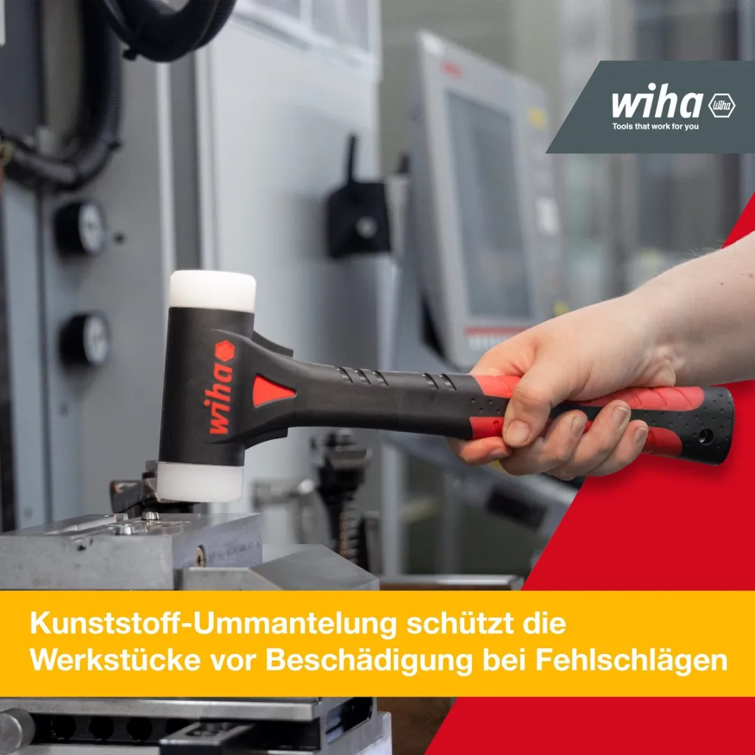 Wiha FibreBuzz SB8041040 Terugslagloze Kunststofhamer