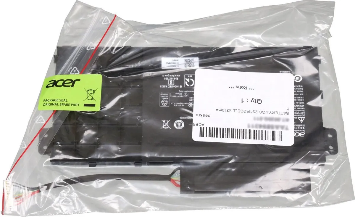 Acer KT.0020G.011 Laptopbatterij - 34,31Wh