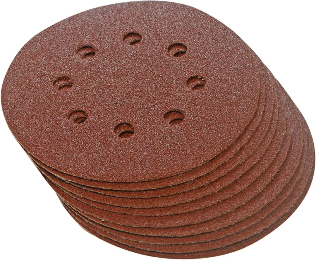 Silverline Geperforeerde Klittenband Schuurschijven Ø125mm Korrel 40 - 10 Stuks