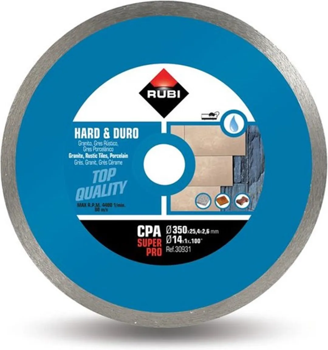 Rubi CPA Diamantzaagblad 350x25,4mm