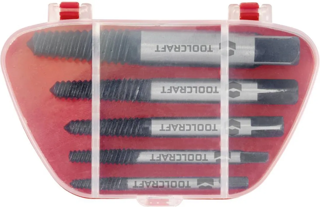 TOOLCRAFT TO-7567473 Tapeind-uitdraaierset - 5 Stuks