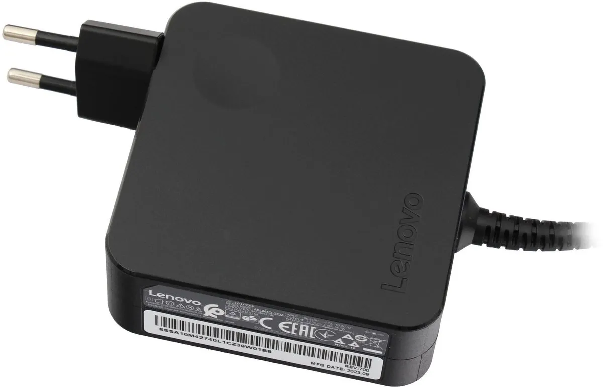 Lenovo 01FR148 Oplader 65W - Zwart