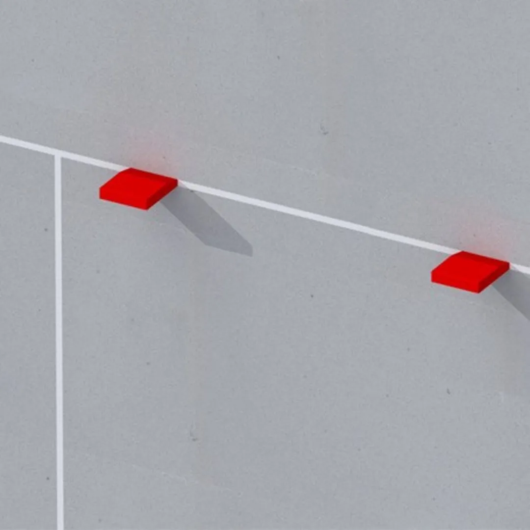 GB Stelwig voor Lijmblokken - 450 Stuks - Rood