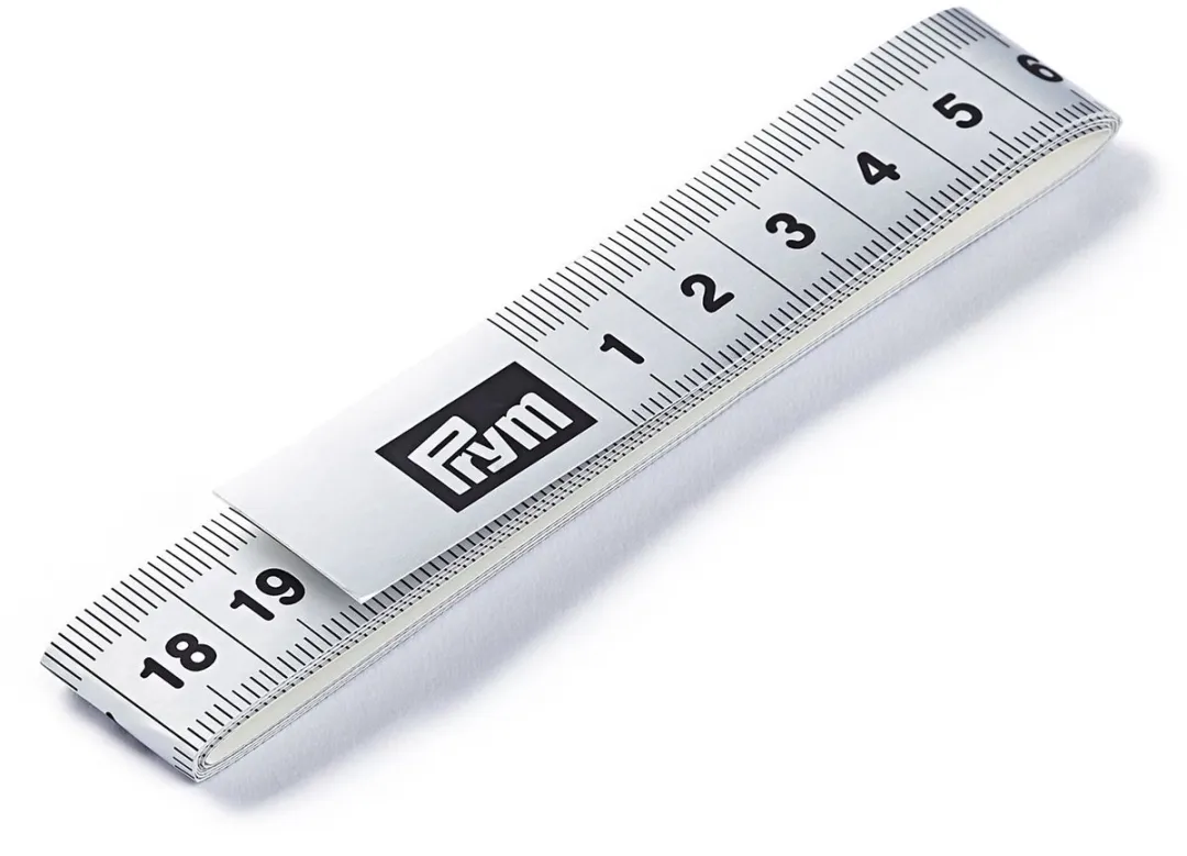 Prym Centimeter Fixo 150cm Zelfklevend Meetlint - Grijs