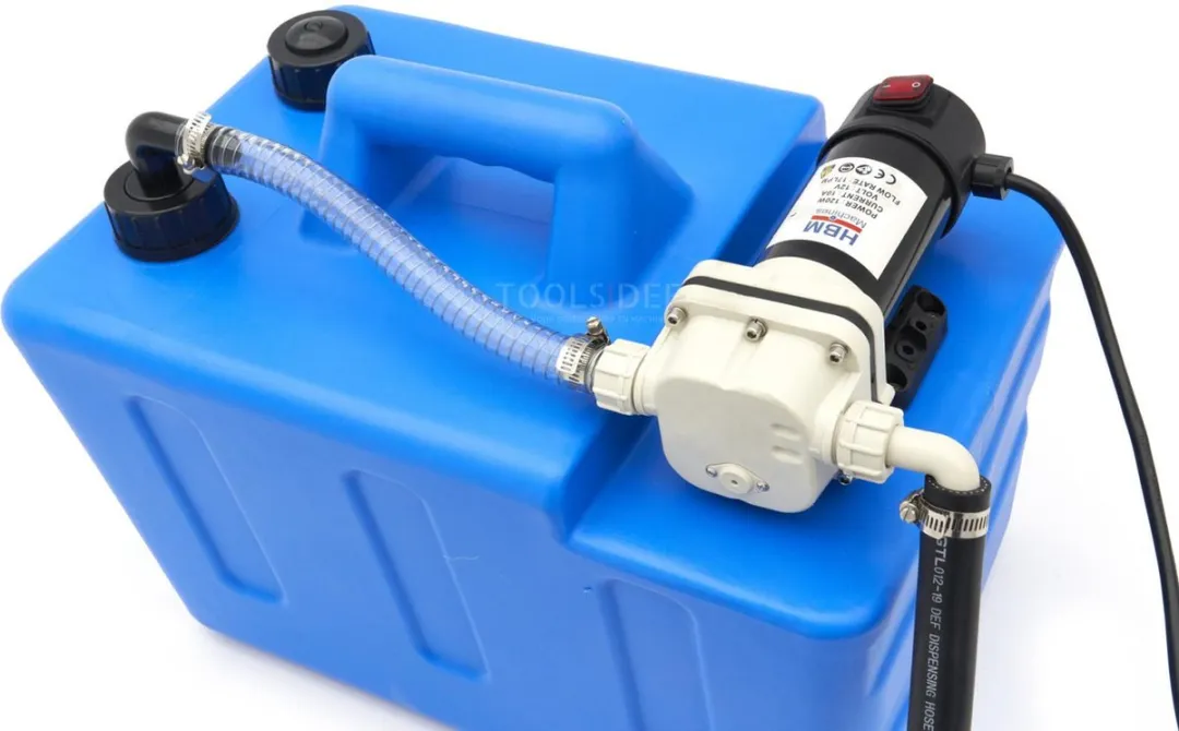 HBM Bärbar AdBlue-pomp 50L - 17L/min - 12V - 120W