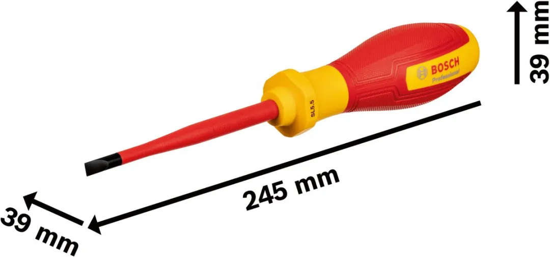Bosch Professional SL 5.5 VDE Schroevendraaier 1600A02NC3 - Geel/Rood