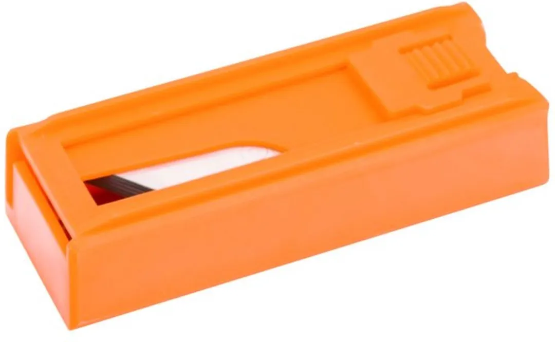 Bahco Dispenser met 5 Trapeziummessen - Zilver