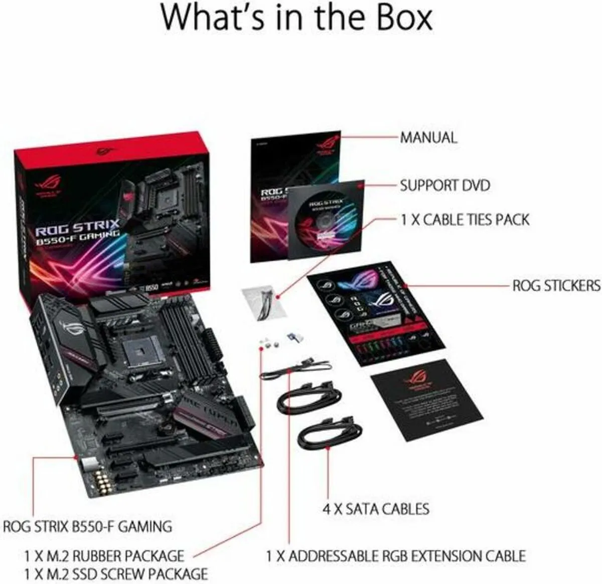 ASUS ROG Strix B550-F Gaming Moederbord - ATX - AMD B550