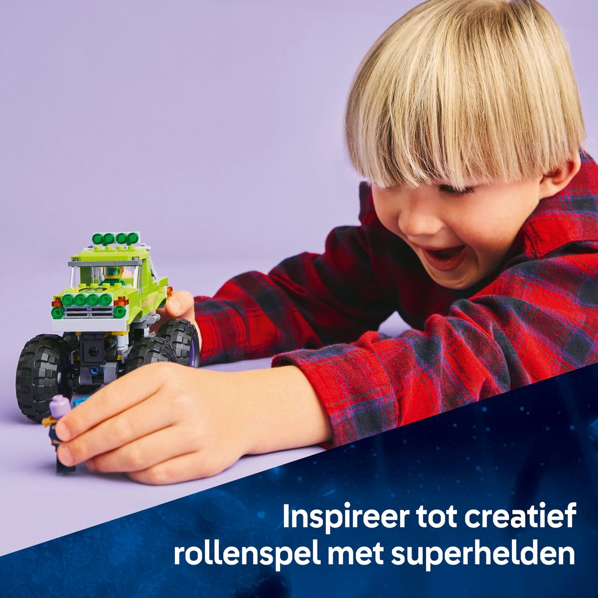 LEGO Marvel De Hulk Truck vs. Thanos - Superhelden Speelgoed - 76312