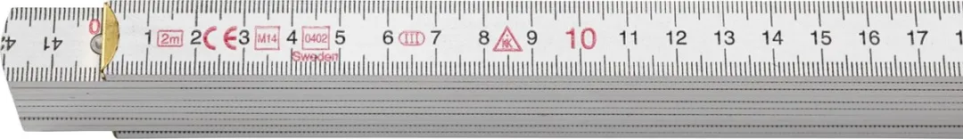 Hultafors H4010W DU Duimstok - Berkenhout - 2m - afbeelding 6 van 6