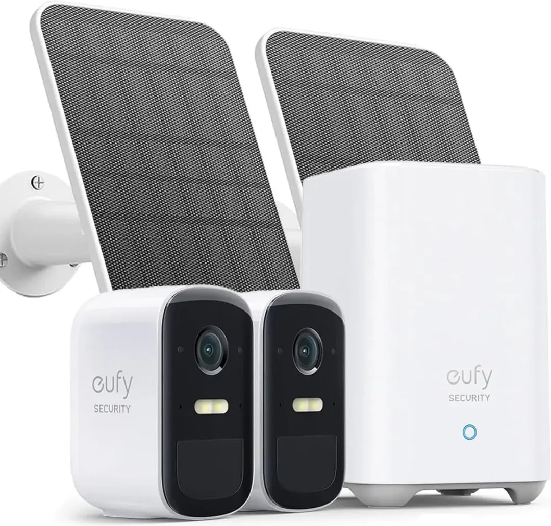 Eufy Zonnepaneel 2-pack + 2C Beveiligingsset