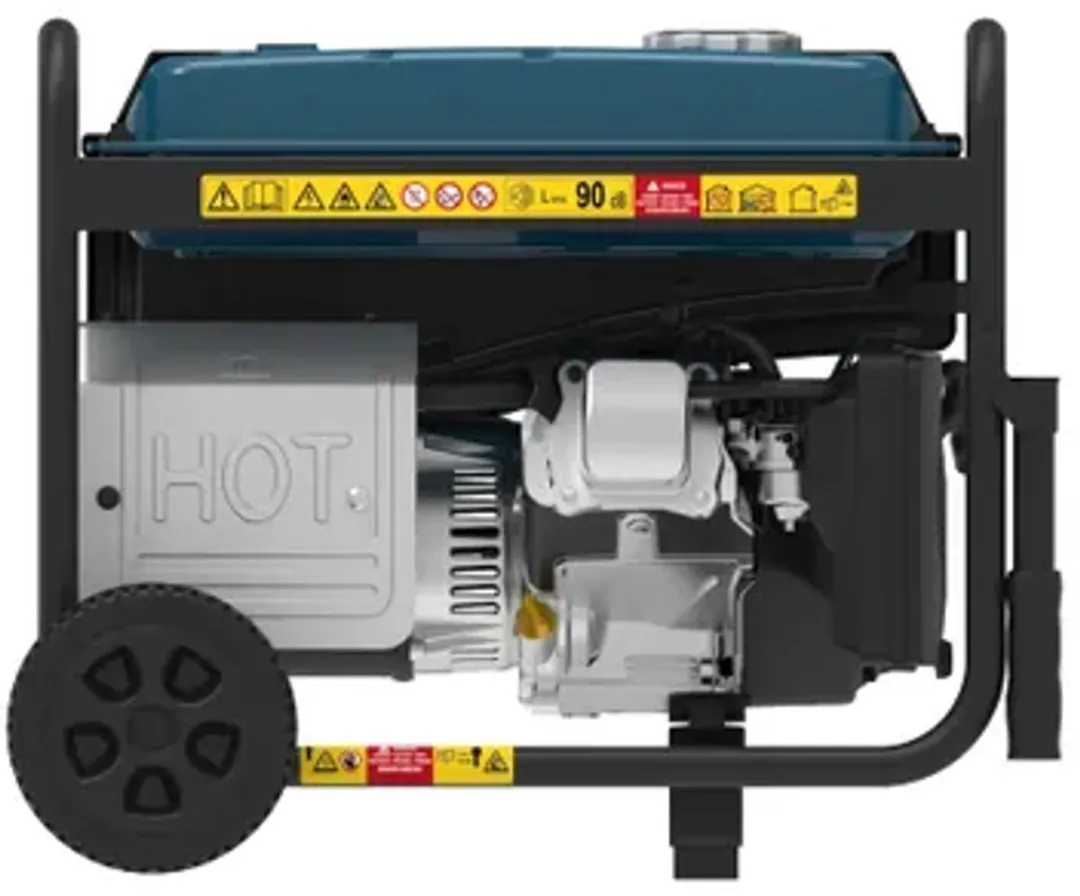HBM Aggregaat 2200W 196cc Benzinemotor - met Boorhamer