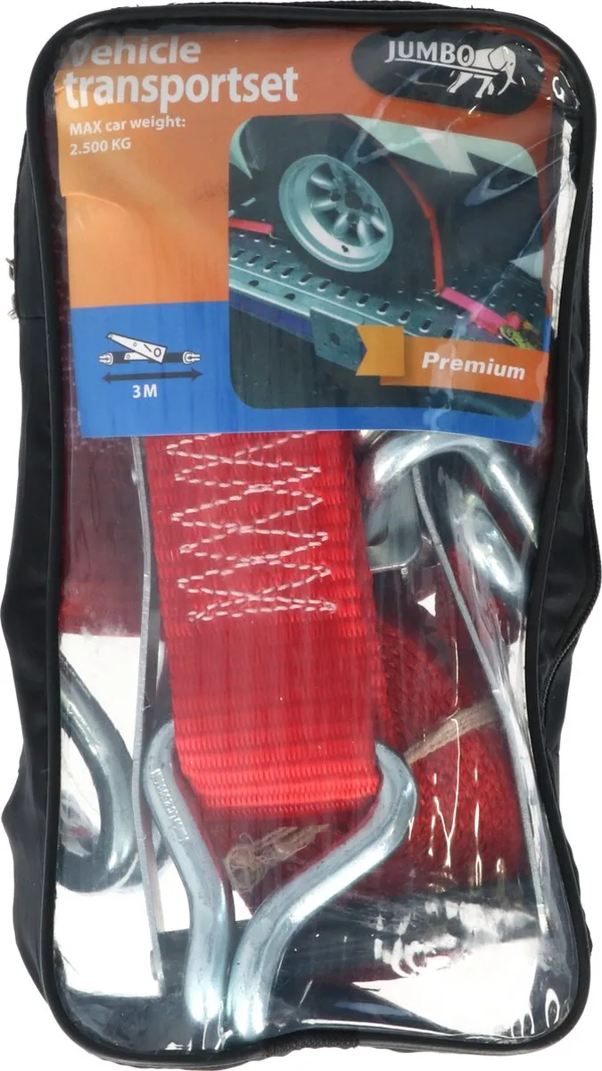 Jumbo Spanband Autoambulance 50mm - 2500 kg - Rood