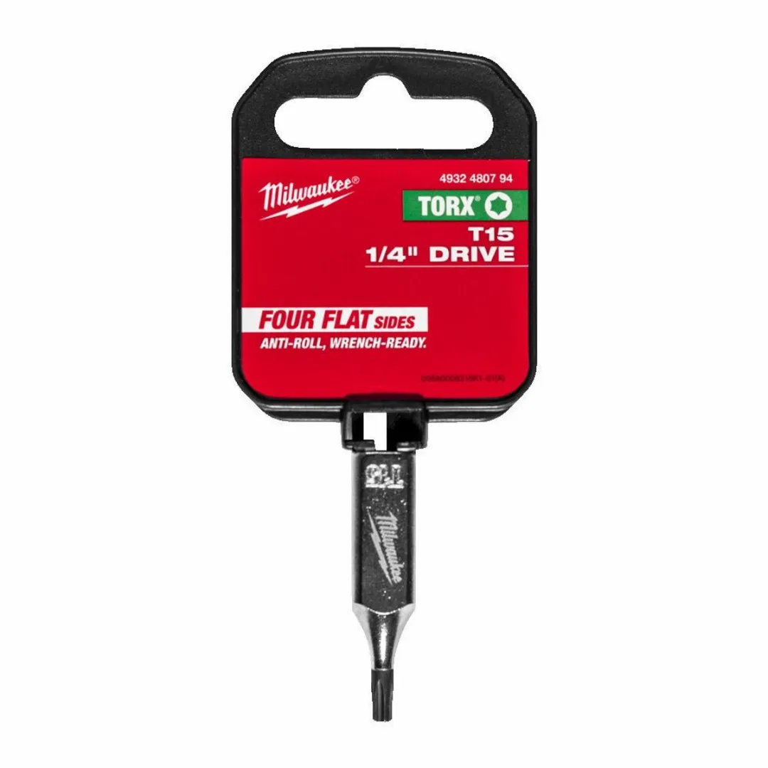 Milwaukee T15 Torx Dop 1/4"