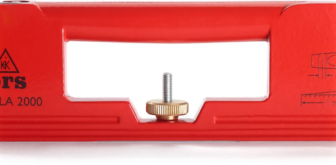 Hultafors Libella 2000 Waterpas - Aluminium - Rood - afbeelding 3 van 6