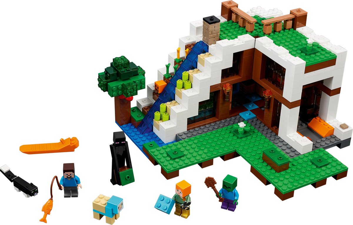 LEGO Minecraft De Watervalbasis - 21134