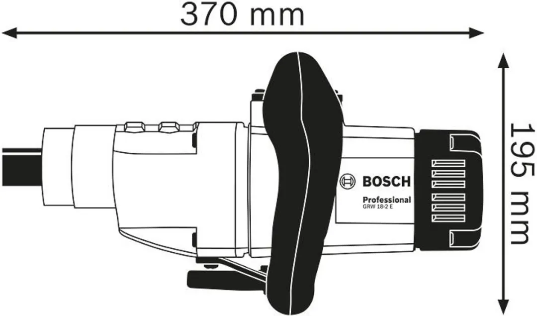 Bosch Professional GRW 18 2 E Mengmachine - 1800W - Ø160mm