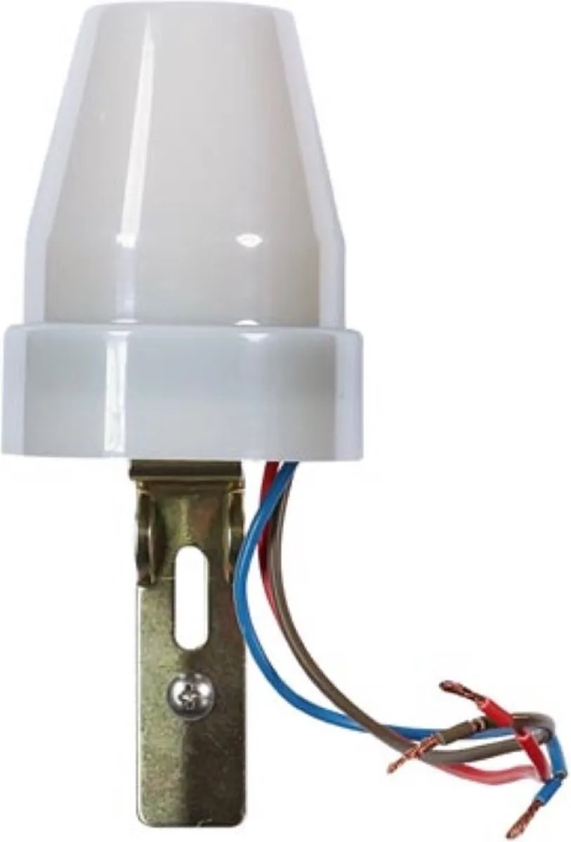 Perel Lichtsensor EMS112 - 360° Detectie - IP44 - Wit