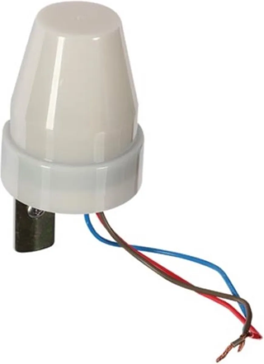 Perel Lichtsensor EMS112 - 360° Detectie - IP44 - Wit