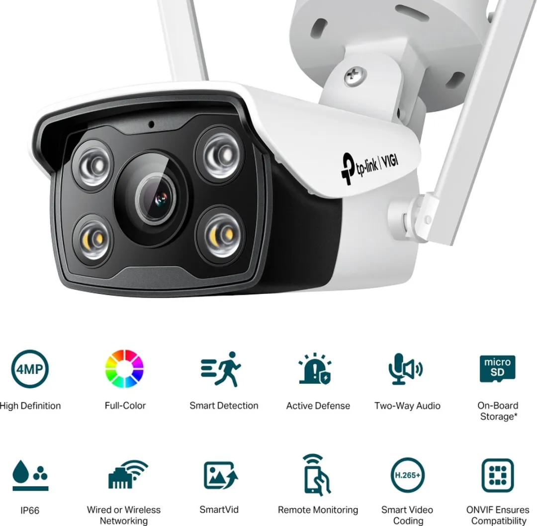 TP-Link VIGI C340-W IP-Camera Buiten 4K Wit