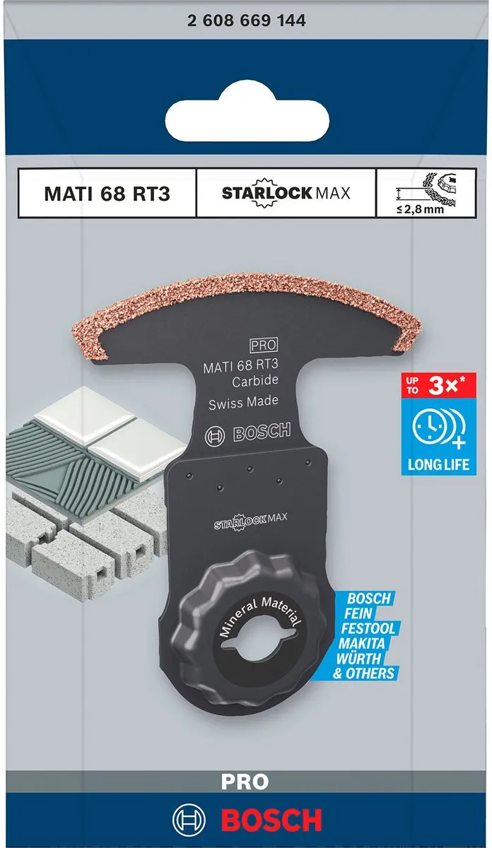 Bosch Professional PRO MATI 68 RT3 Mes Oscillerend - Vezelcement