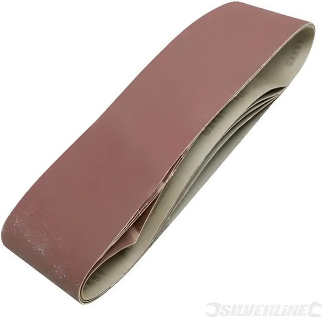 Silverline Schuurbanden 100x915mm Korrel 80 - 5 Stuks