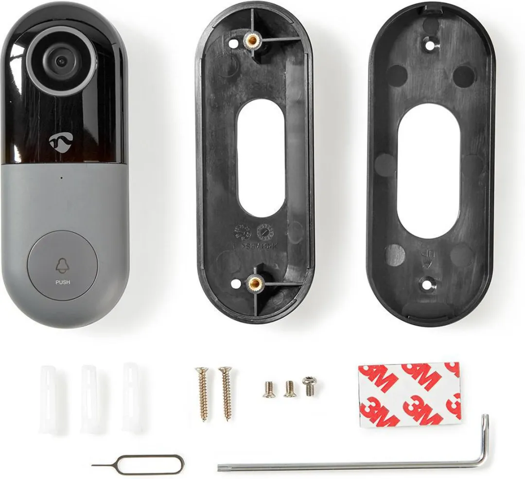 Nedis SmartLife Video Deurbel Full HD 1080p - Zwart