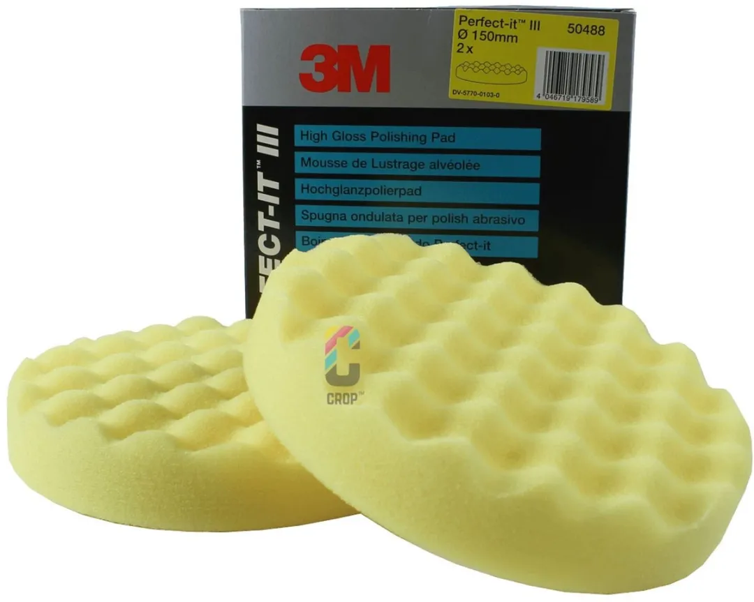 3M Perfect-It III Gewafelde Hoogglans Polijstschijf 150mm
