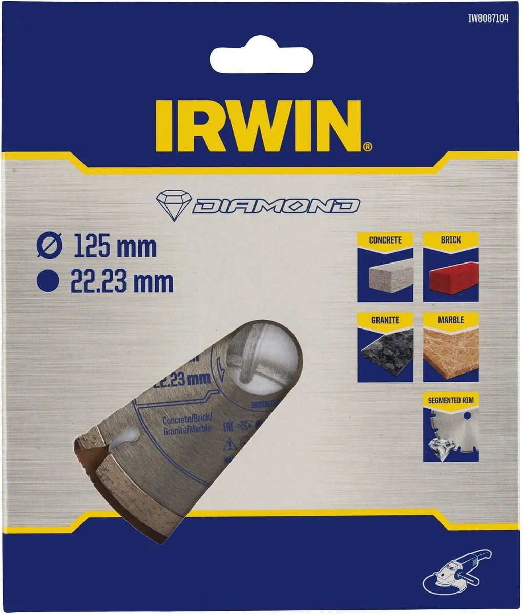 Irwin Pro Performance Diamantzaagblad 125mm - Steen/Beton