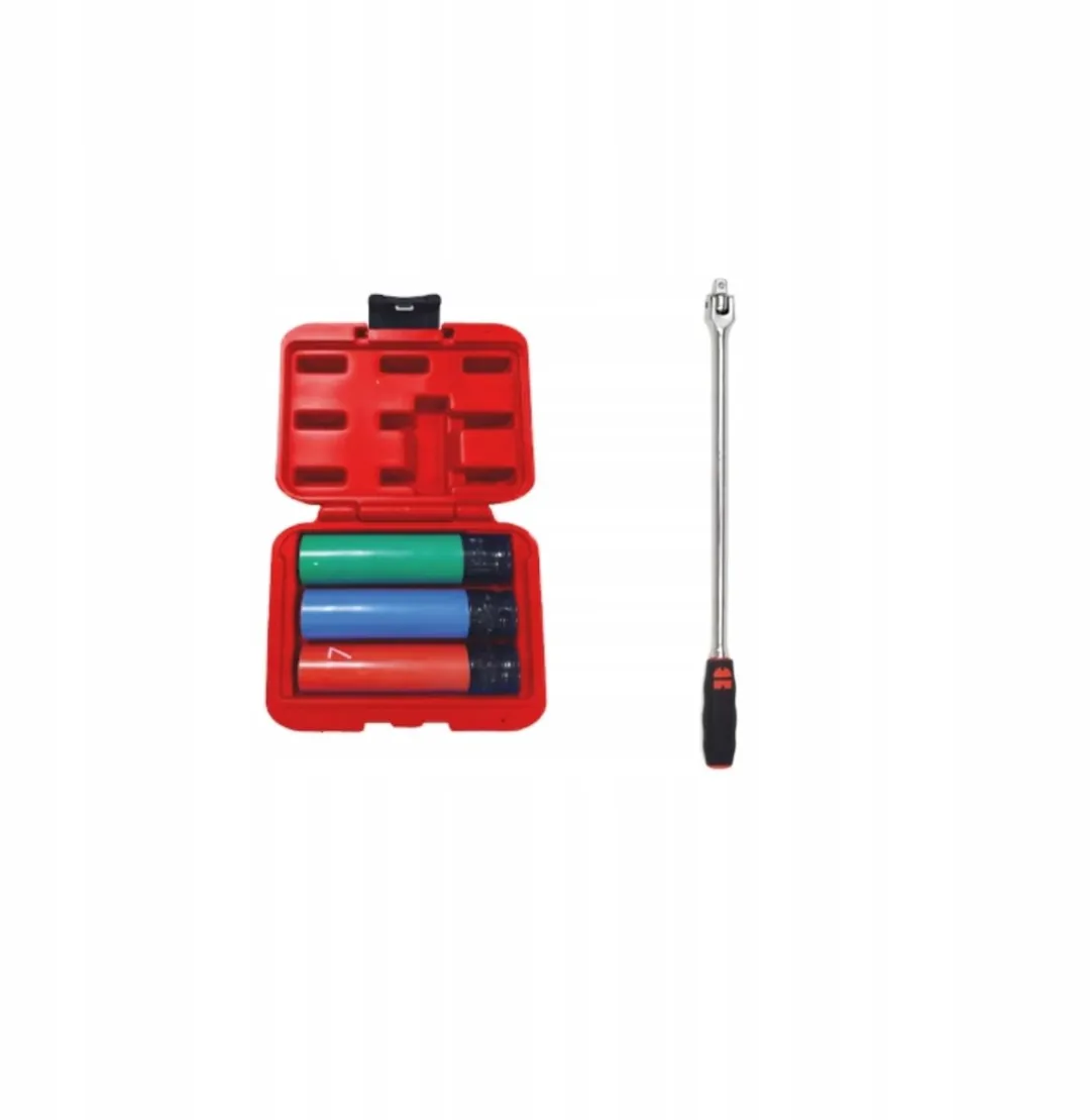 Würth Krachtdoppenset 1/2" + Kruiskopratel 1/2"