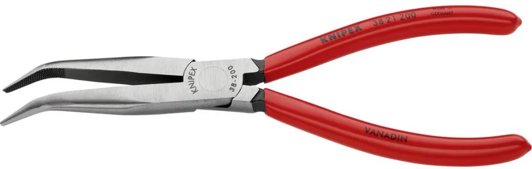 Knipex 38 21 200 Mechanicatang - Gebogen Halfronde Bek 200mm