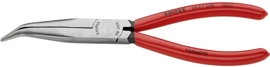 Knipex 38 21 200 Mechanicatang - Gebogen Halfronde Bek 200mm