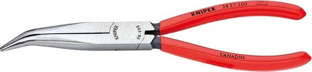 Knipex 38 21 200 Mechanicatang - Gebogen Halfronde Bek 200mm