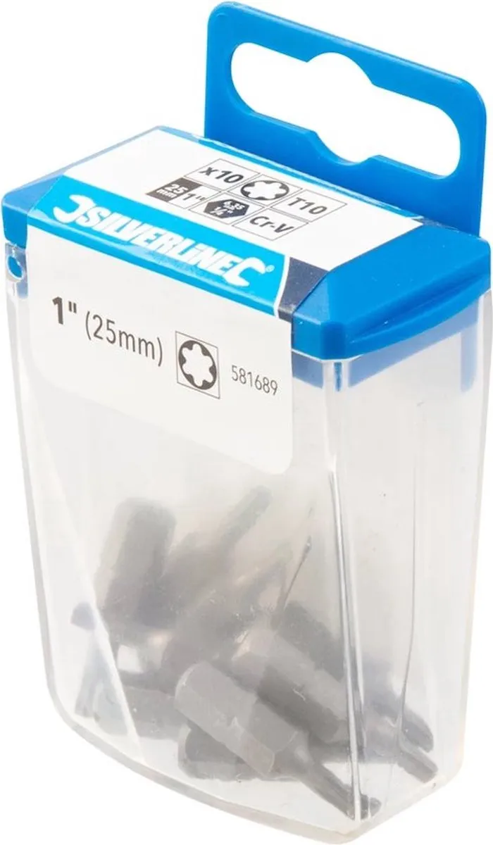 Silverline Torx T10 Schroefbits - 10 Stuks