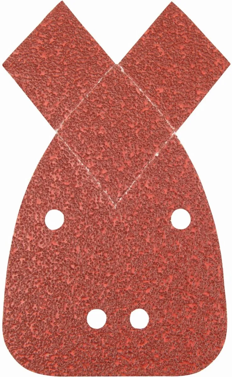 Silverline Klittenband Delta Schuurvellen 140mm - 10 Stuks - afbeelding 6 van 6