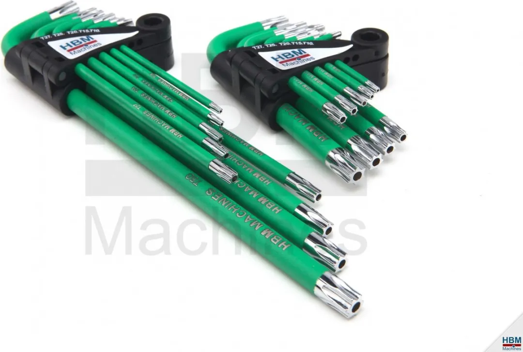 HBM 9-delige Torx Lange Inbussleutel Set