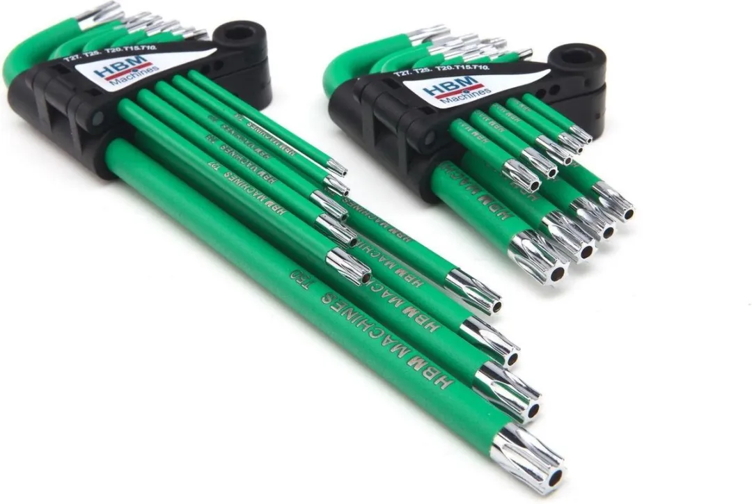 HBM 9-delige Torx Lange Inbussleutel Set