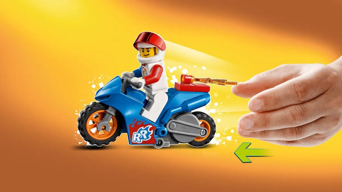 LEGO City Stuntz Raket Stuntmotor 60298 - 14 Onderdelen