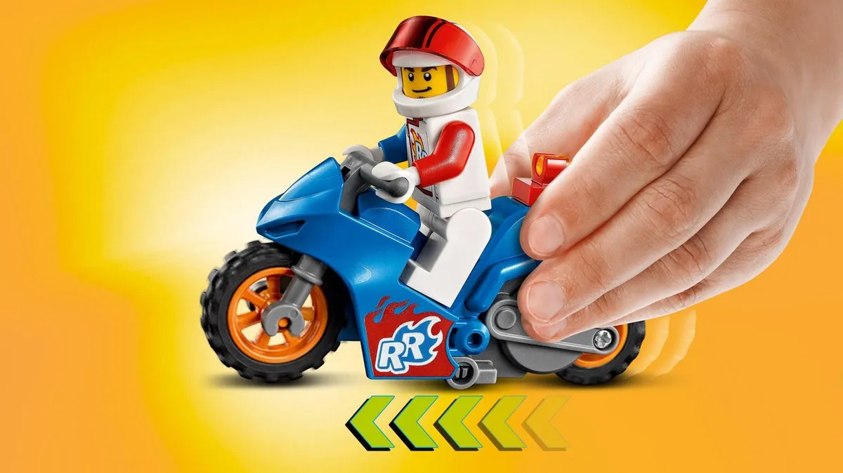 LEGO City Stuntz Raket Stuntmotor 60298 - 14 Onderdelen