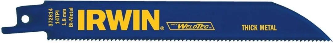 Irwin 418R Reciprozaagblad Metaal 100mm 18TPI