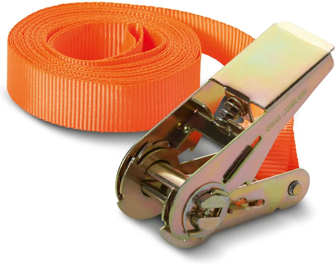 Parkside Spanband met ratel 5.1m - Oranje