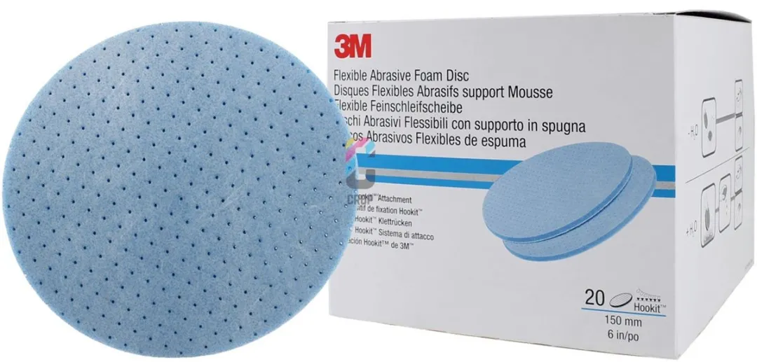 3M Flexible Foam Schuurschijven 150mm P1200 - 20 Stuks