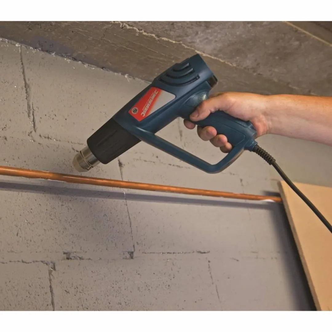 Silverline 2000W Heteluchtpistool 550°C - MPN 908579