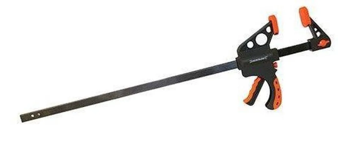 Silverline Heavy Duty Snelspanklem 150mm - Geel